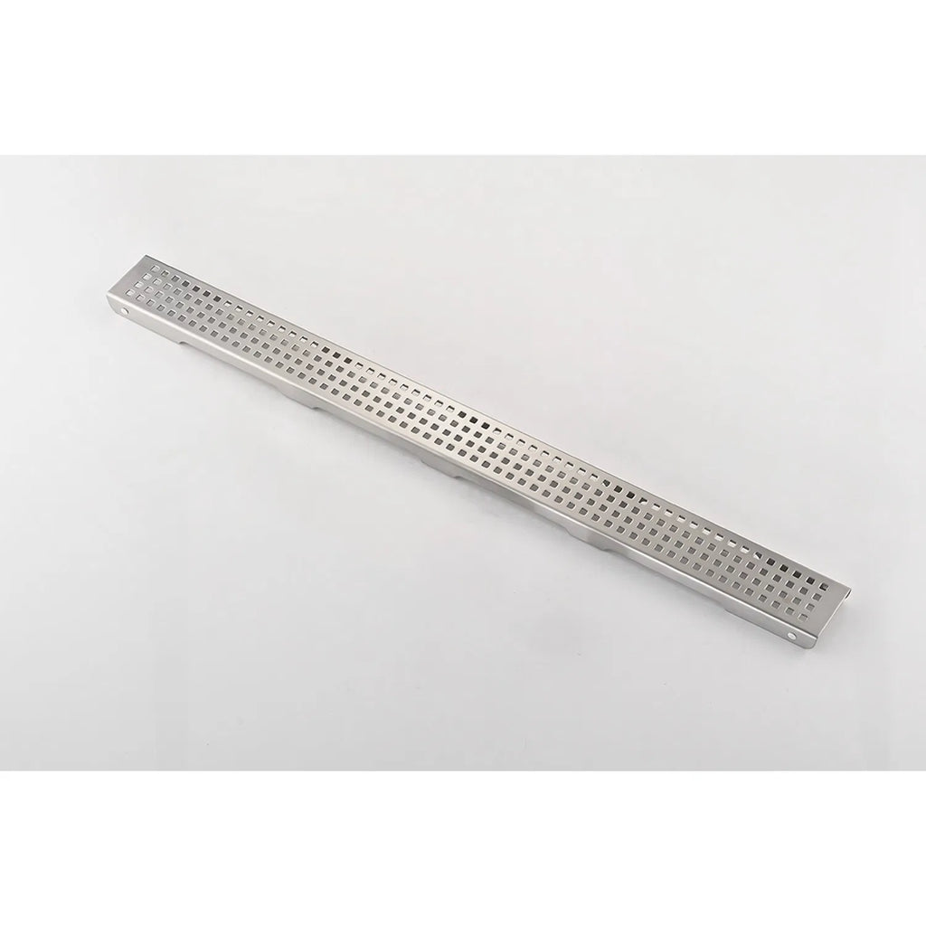 Drain de douche linéaire 36 pouces avec grille rectangulaire amovible