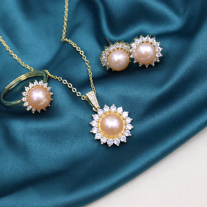 Perle d'eau douce Simplicité Collier Tout-Match