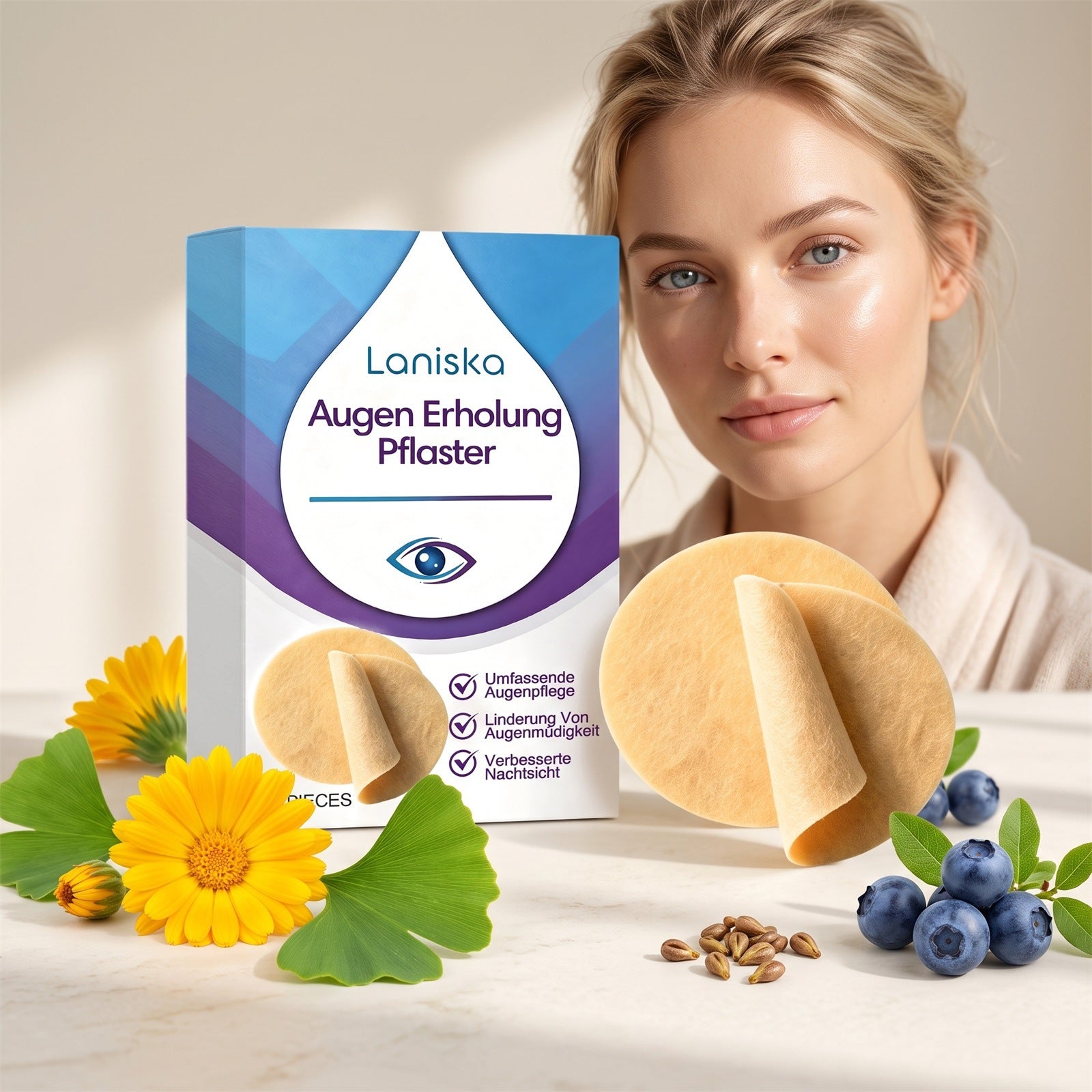 Patches de soins oculaires