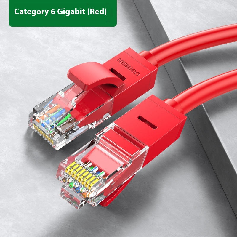 Réseau vert câble ménage Gigabit Super Six