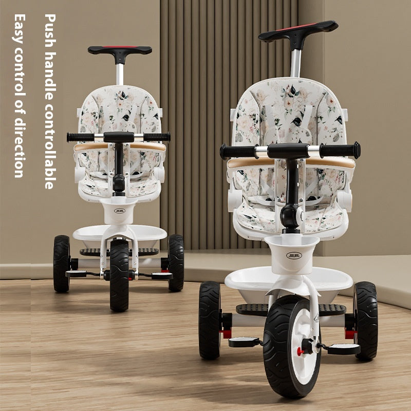 Tricycle Pedal Bébé Voiture Enfants Jouet léger Trolley