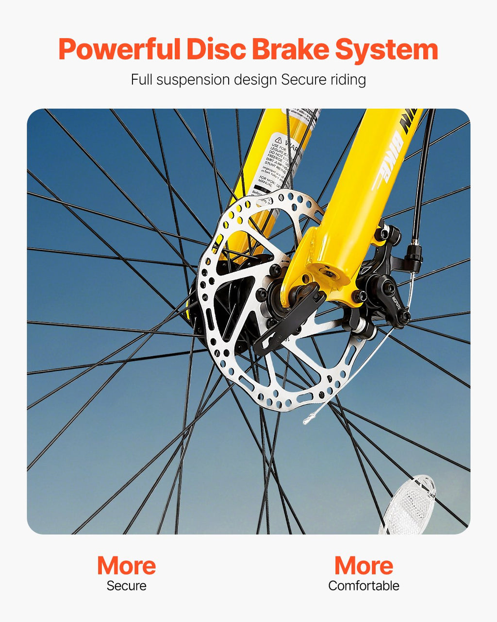 Vélo VTT VEVOR de 29 pouces avec double suspension complète