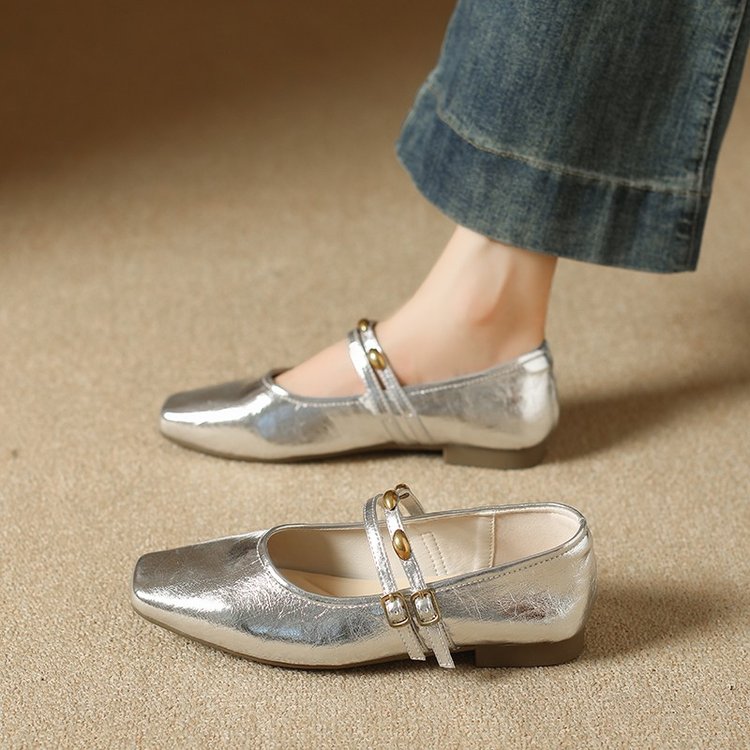 Women's Retro Square Toe Mary Janes