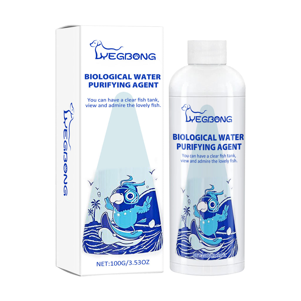Eggbong réservoir de poisson Purificateur d'eau Algae Enlèvement de poudre réservoir de poisson Nettoyage élimine la mousse et
