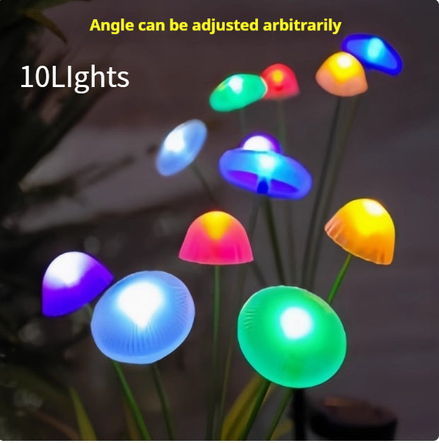 Solaire Jellyfish Lampe Jardin Balcon Décoration Mushroom Sol Outlet Lampe de pelouse
