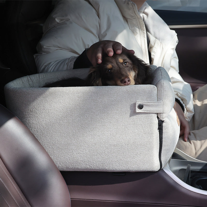 Car Central Dog Siège de voiture Lit Portable porte-chien pour petits chiens et chats Sécurité Voyage Ba
