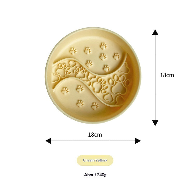 Pâte d'alimentation pour chiens en silicone