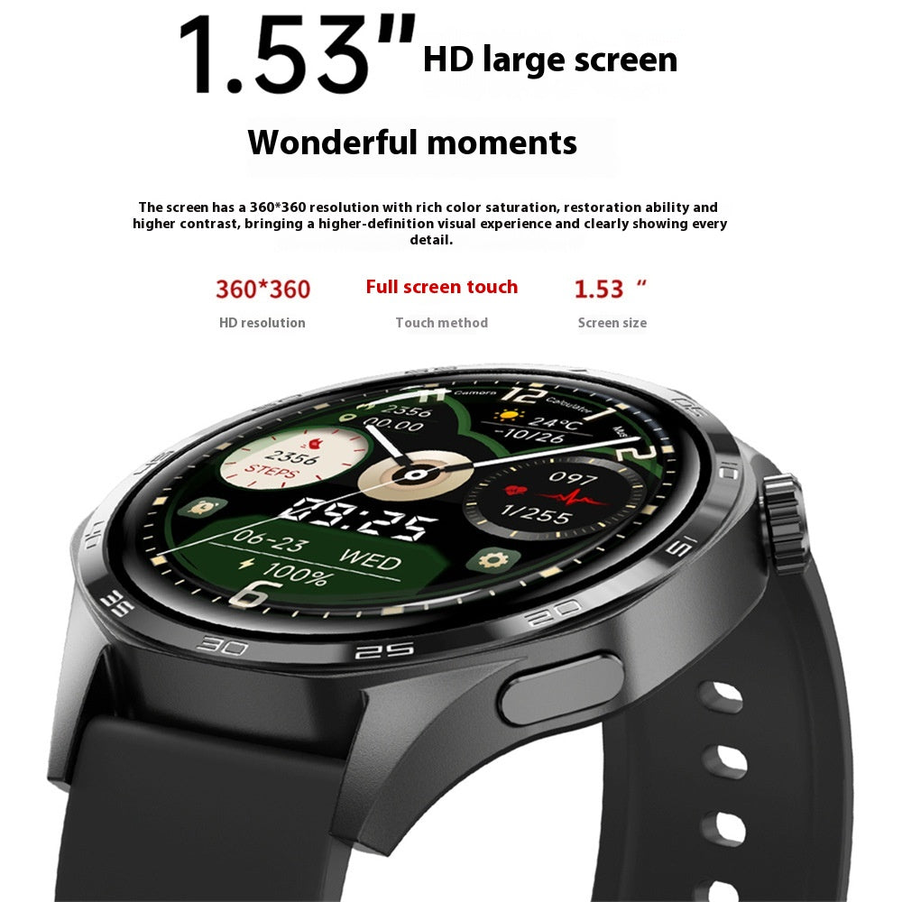 WATCH5 PRO Smart Watch Bluetooth Heart Rate Call Blood Pressure Exercise