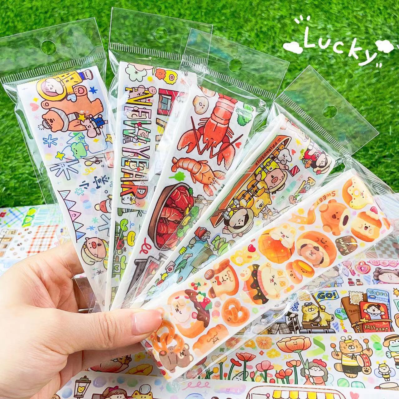 Bande hémorroïde Emballages Stickers Cartoon Cute Caractère