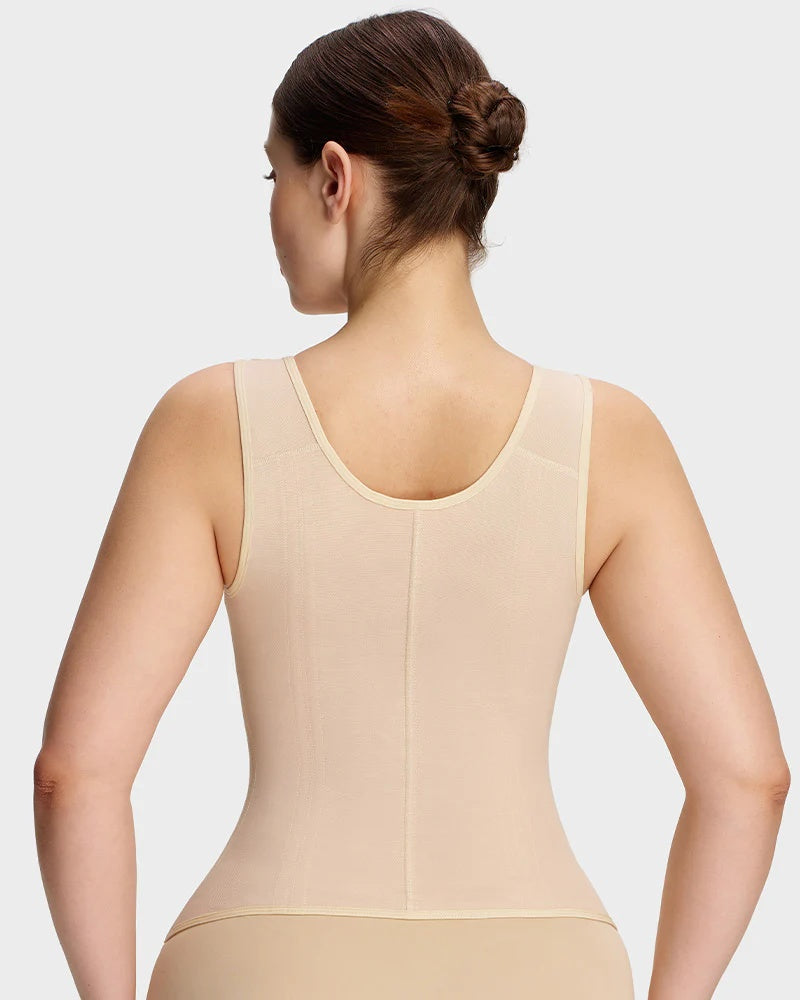 Double-Layer Tummy Control Waist Shaper Girdle avec Bra