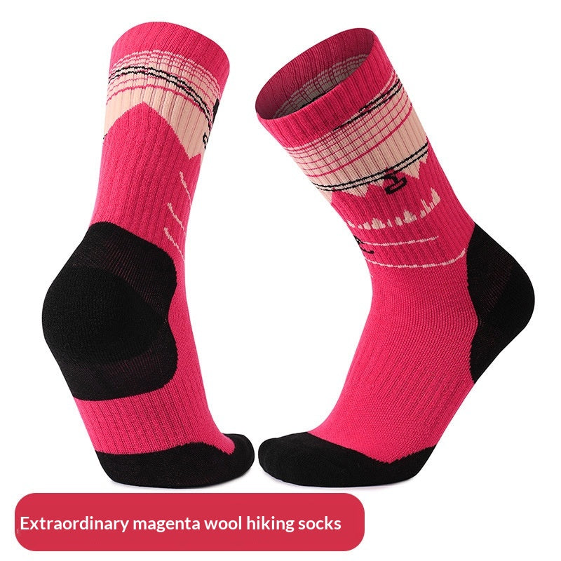 SpringSummer Chaussettes en laine mince pour hommes et femmes