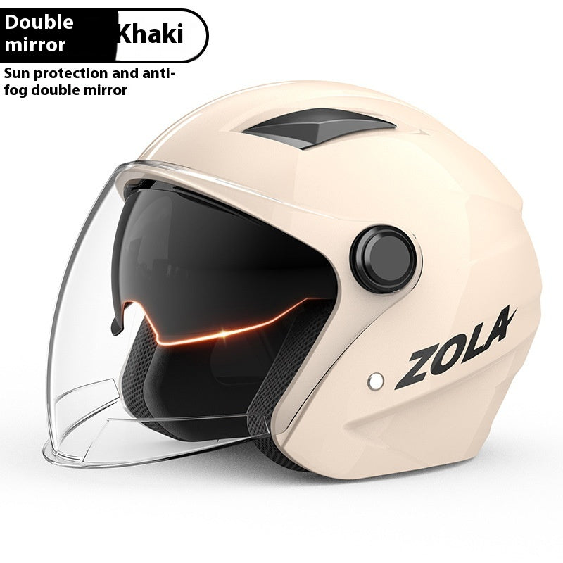 Men's Winter Electric Anti-Fog Helmet
