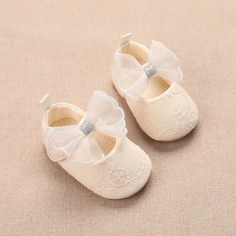 Chaussures pour bébés de printemps Bow