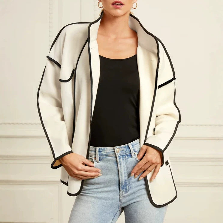 Spot Independent Station Aliexpress 23 Printemps et automne Clothin européen et américain féminin