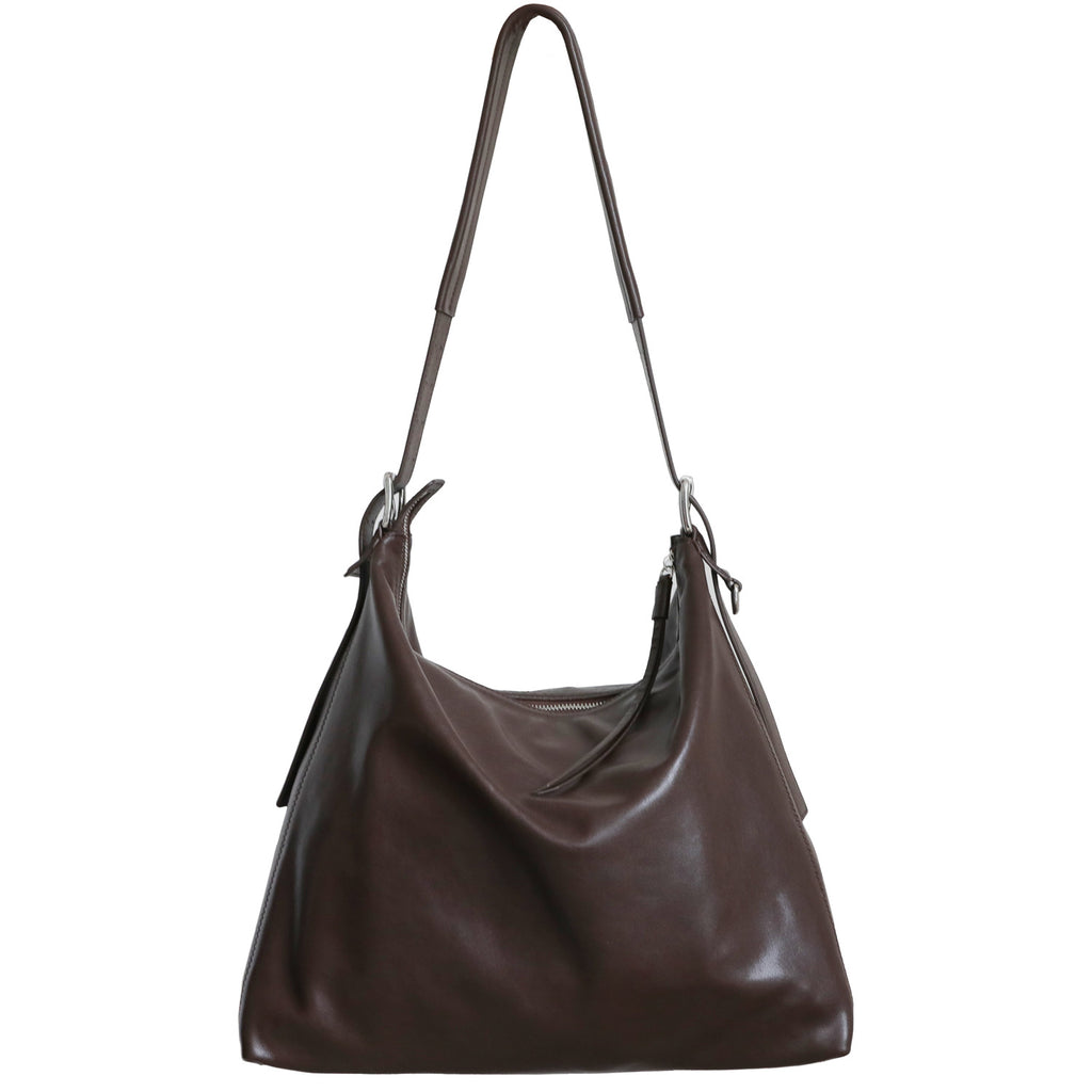 Grande capacité Épaule Vintage Versatile Relaxed style Crossbody Sac
