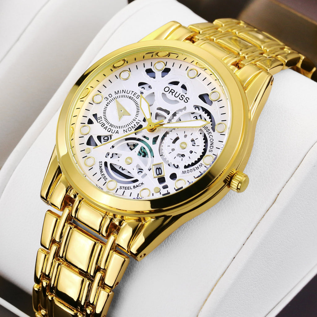 Mouvement automatique de montres Quartz Hollow