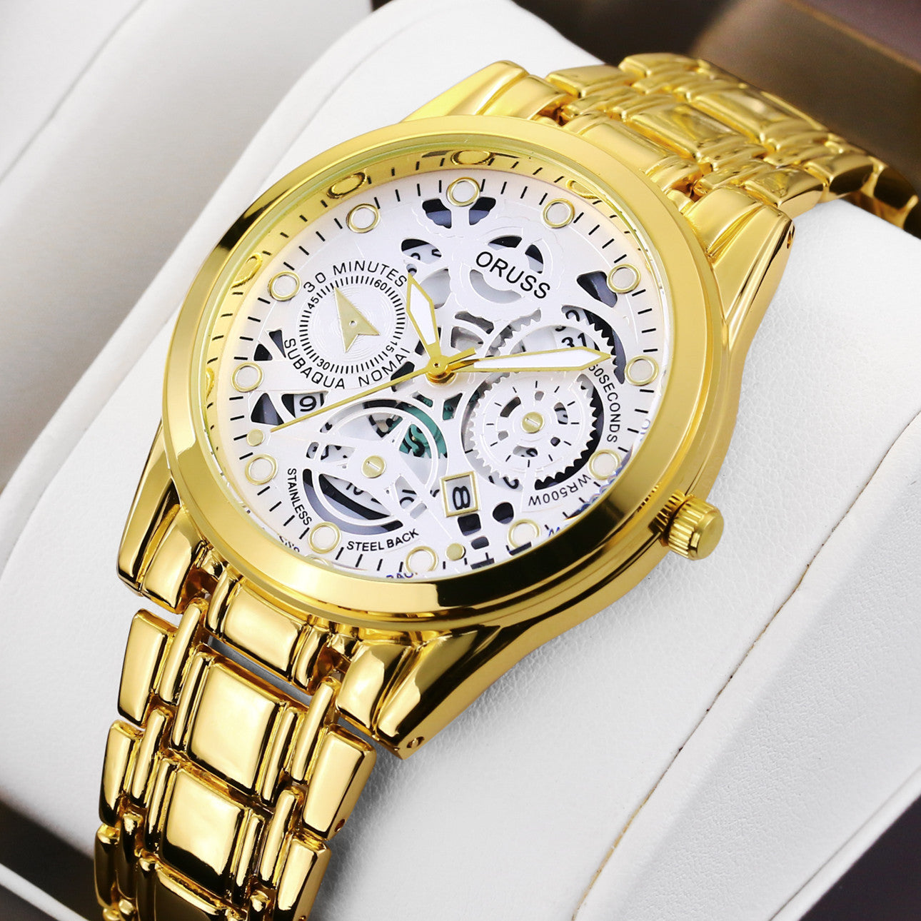 Mouvement automatique de montres Quartz Hollow