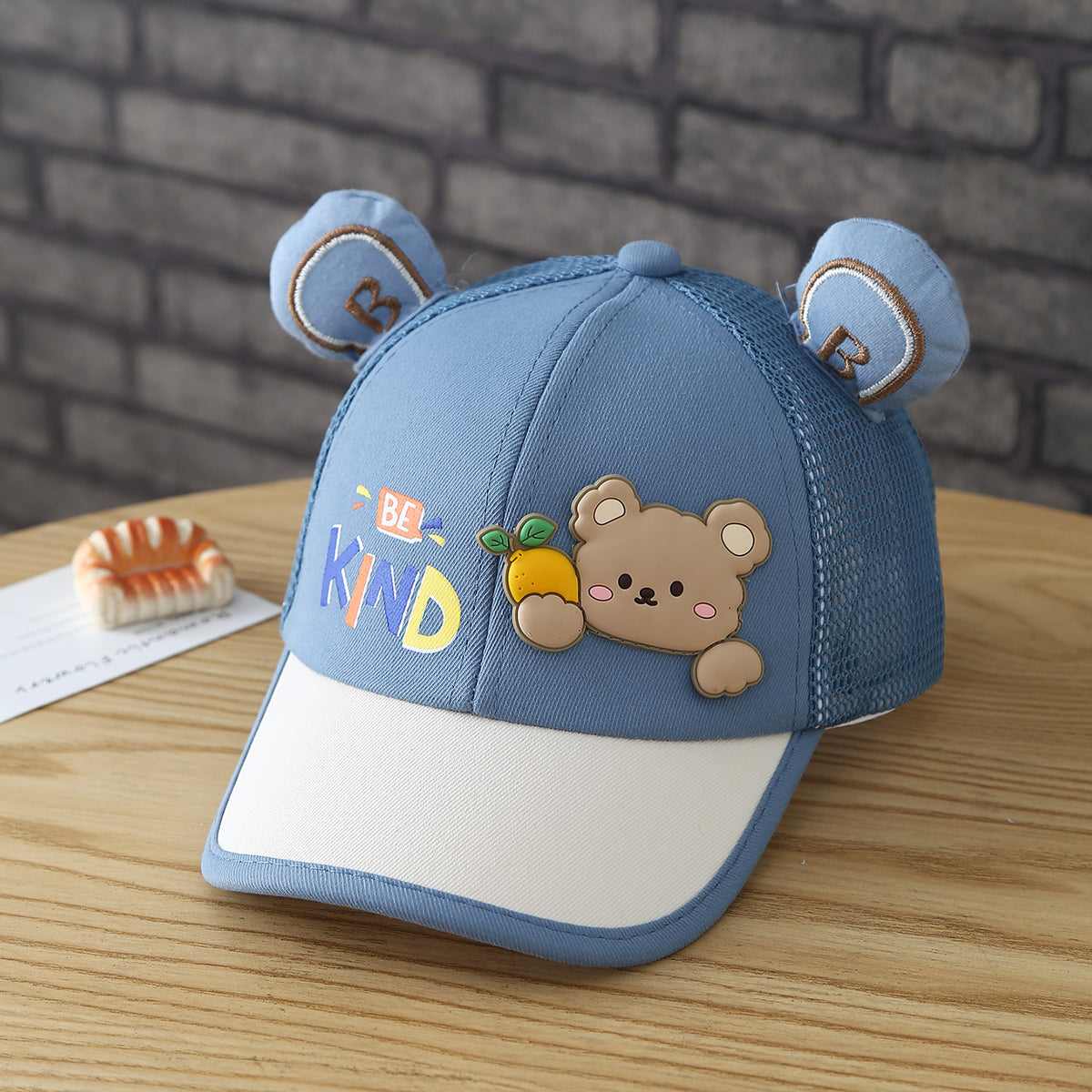 Chapeau de bébé d'été - Chapeau de baseball de lapin de fraise