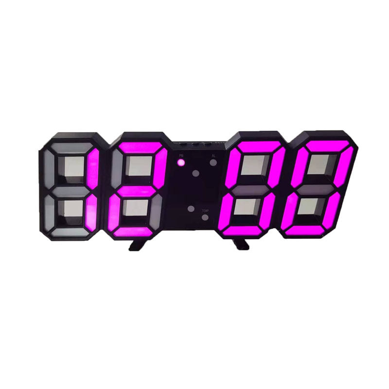 Horloge numérique murale LED électronique réveil cadeau Horloge Grande horloge température