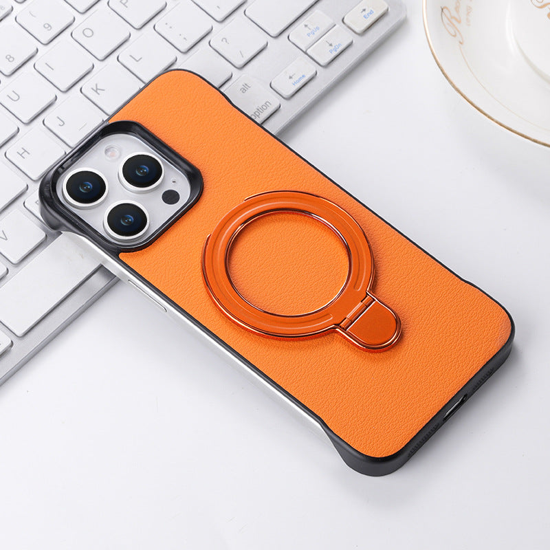 Couverture de protection sans cadre de boîtier de téléphone magnétique