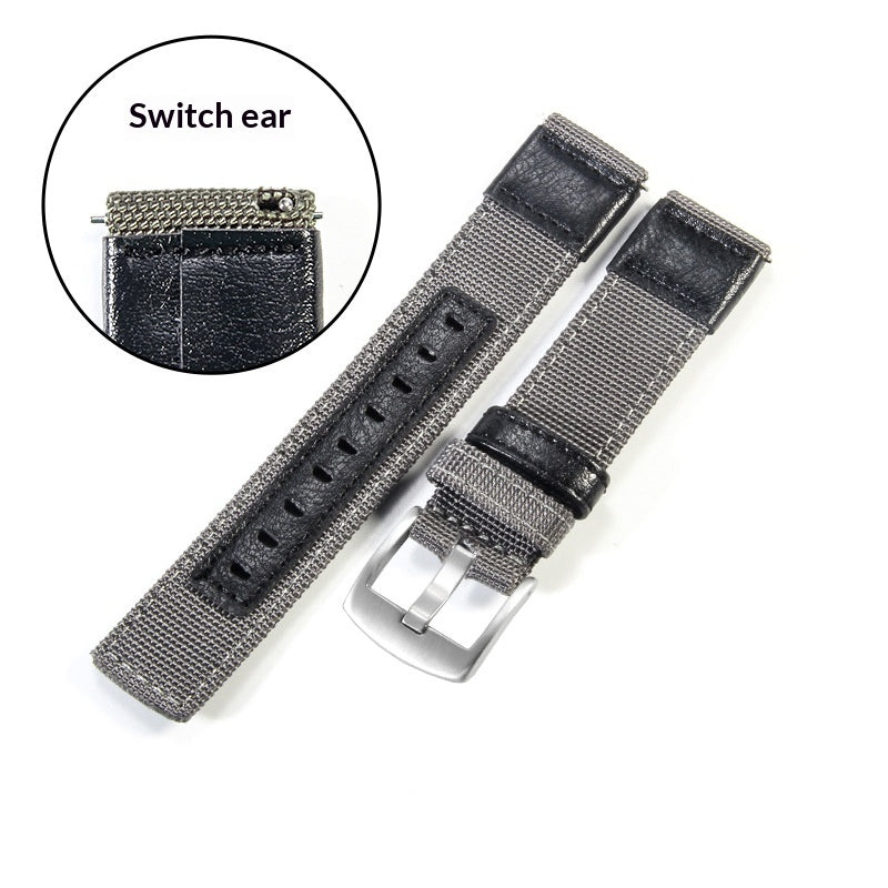 Bracelets de montre Jeep Toile Nylon et Bracelets en cuir