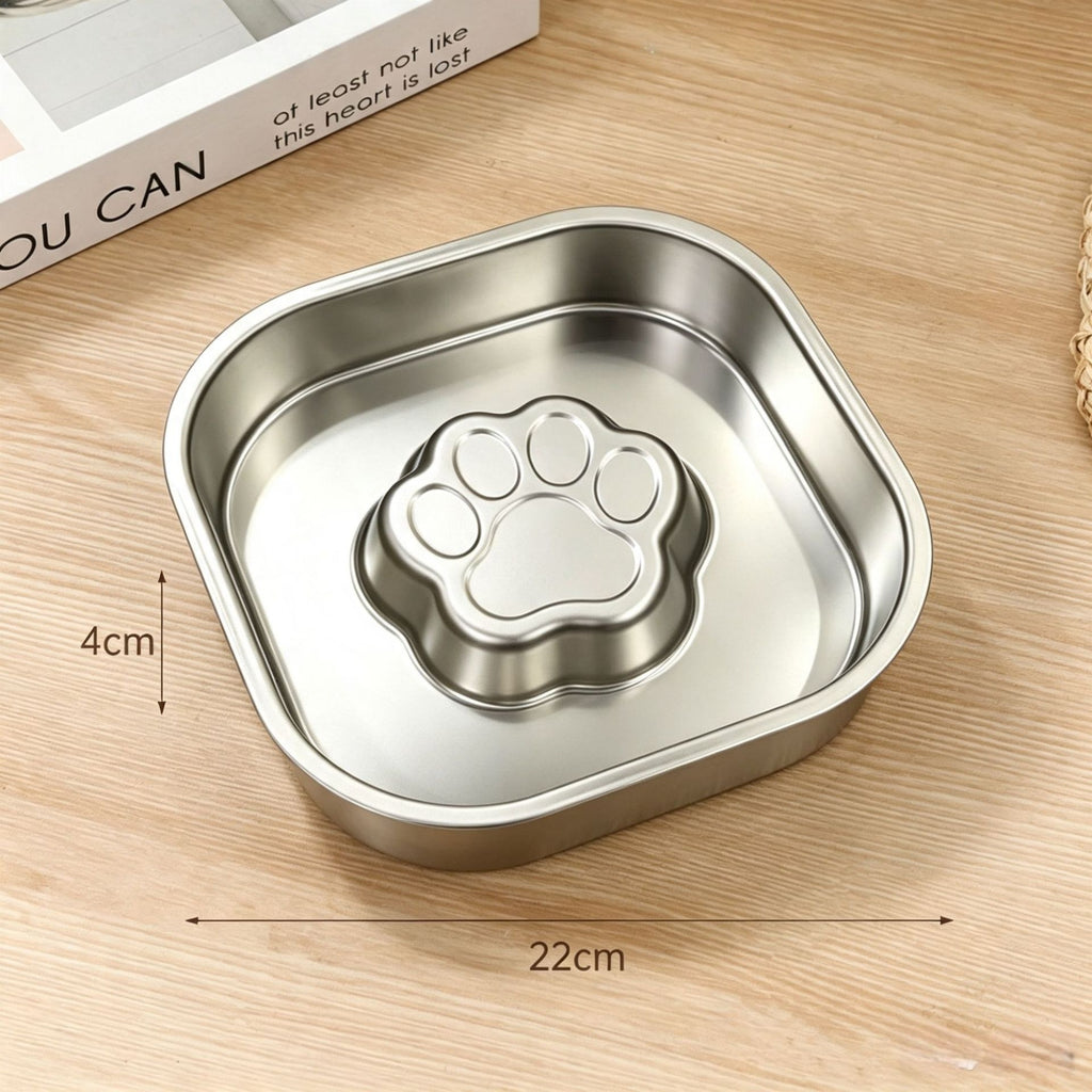 Épaisseur en acier inoxydable pour animaux de compagnie à alimentation lente