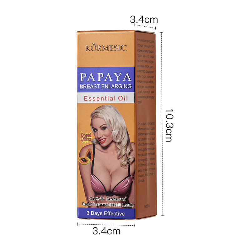 KORMESIC Papaya amélioration mammaire huile essentielle 30ml