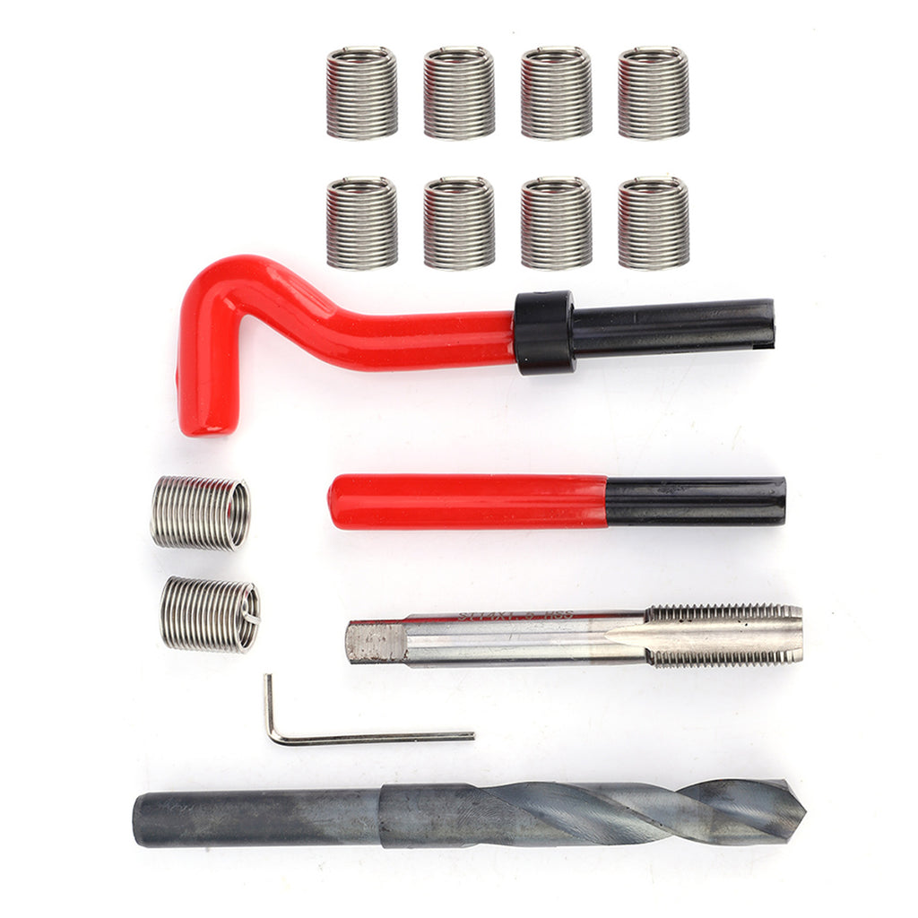 15 Pcs Fil Inserts M14x1,5 Female Fil Réparation Accessoire Assortiment Kit
