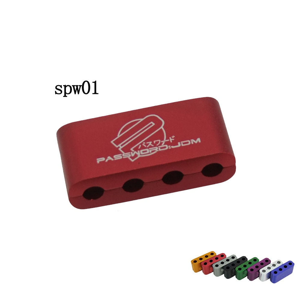 Three-piece metal fixing clip car modification