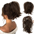 Haute température Synthétique Perruque Cheveux Clip-on Ponytail Femmes Court Style Volumineux Petit C