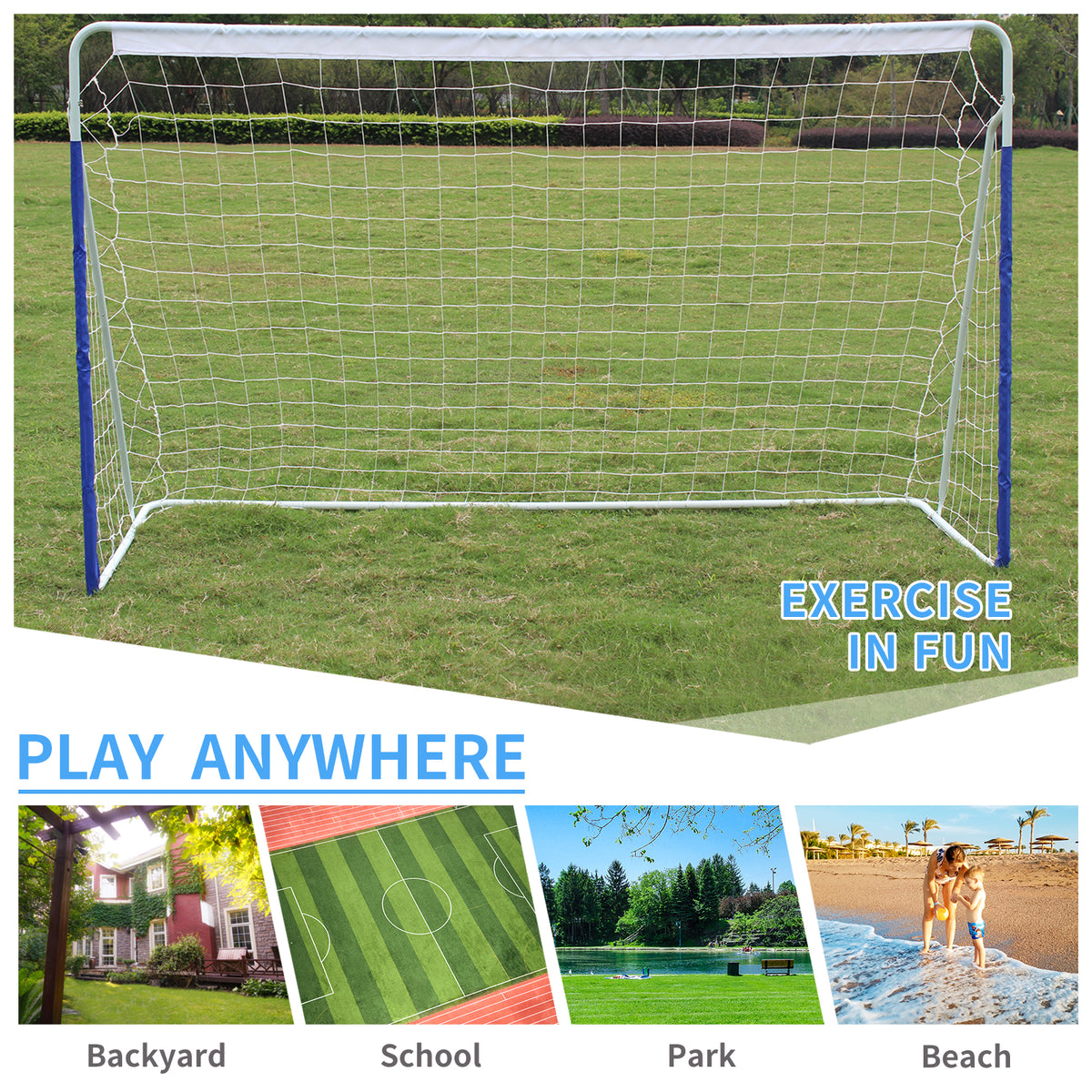 Objectif de soccer de 8x5 ft pour le jardin