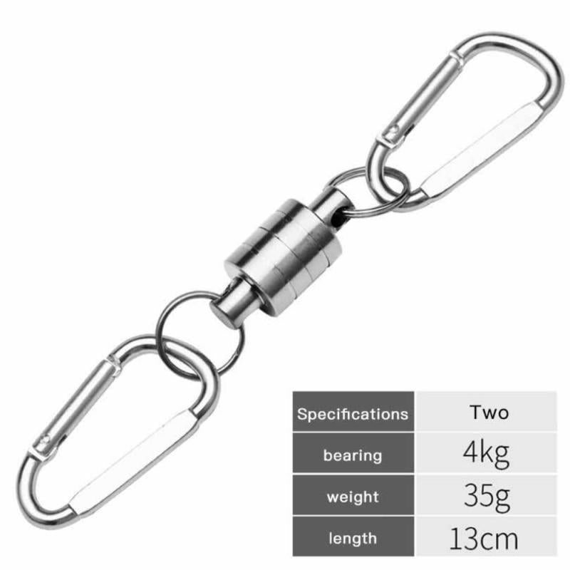 Pêche magnétique d'alpinisme extérieur boucle rapide