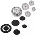 5Pcs Set Cooker Oven Gas Hob Rapid Burner Caps Crown Ring Tops Kit Couverture de flamme