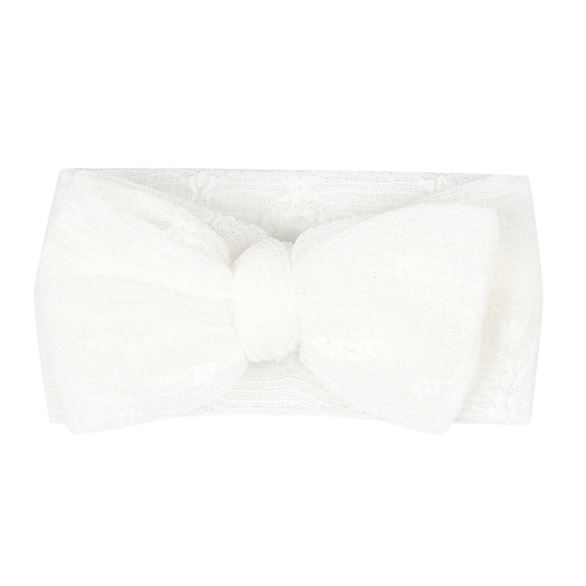 Bande de cheveux bébé Polyester double couche Bow