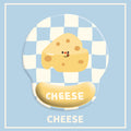 Pâte de souris Bracelet de poignet Cartoon Cheese Notebook Bureau