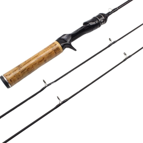 Barre de pêche à l'épreuve de l'humidité - Poignée en fibre de carbone Tige de lure - Ultralégère et lente