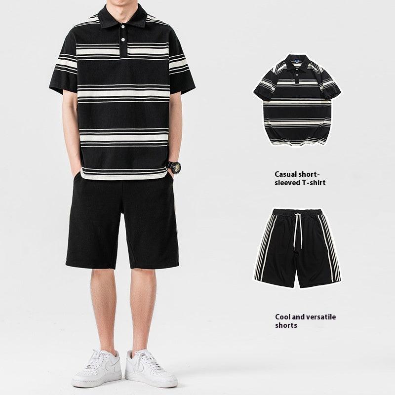 Costume d'été Shorts à manches courtes Sport Jeu deux pièces