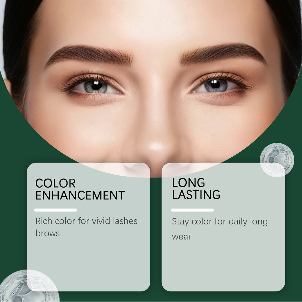 Ensemble de colorant naturel extrait des sourcils et des cils