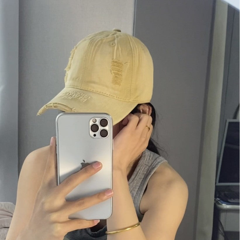 Casquette de baseball brodée pour les femmes