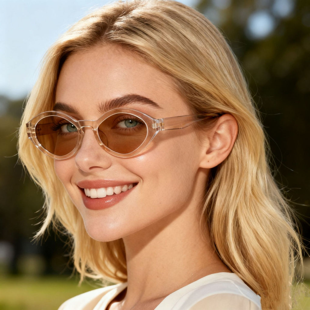 Diamond-shaped sunglasses