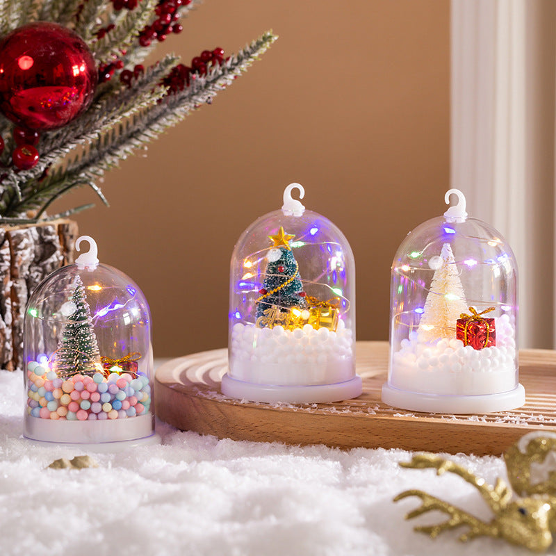 Décorations de Noël Jardin d'enfants Arbre de feu d'enfant Fleur d'argent Cadeau d'arbre de Noël
