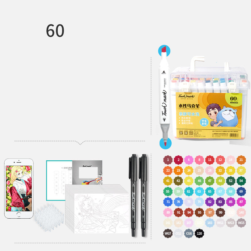 Aquarelle Pen Enfants École primaire Jardin d'enfants