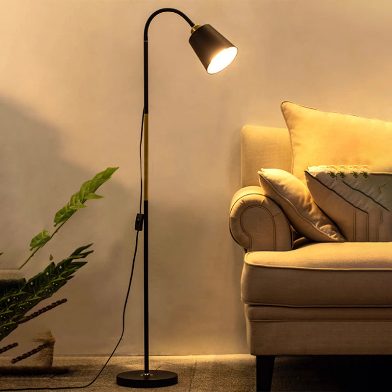 Lampe de sol de protection des yeux de style nordique