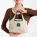 Sac à main en toile épaisse de style japonais