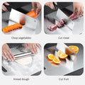 3 pièces Pure Titanium Cutting Board Set Double faces en métal pour viande et ve