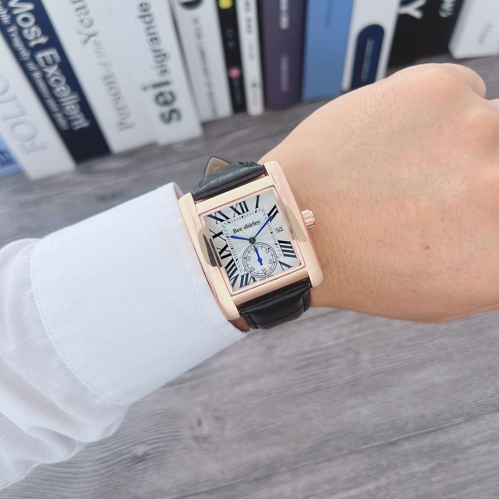 Montres à quartz carré hommes