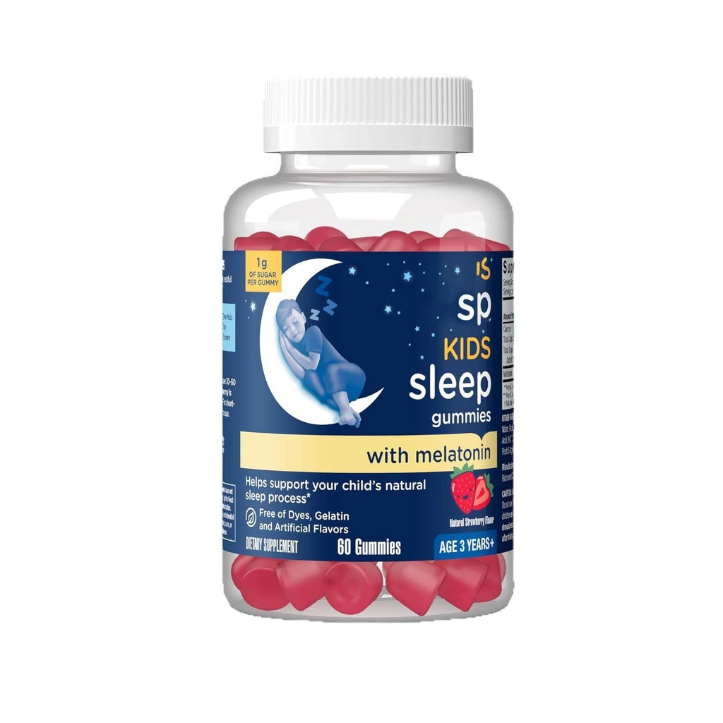 Enfants Melatonine Gommies Flacon de fraise Gommies fonctionnelles
