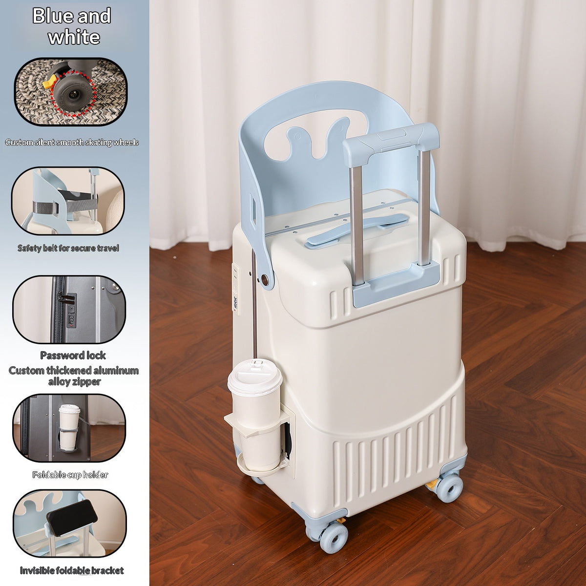 Long, thick travel case suitable for children