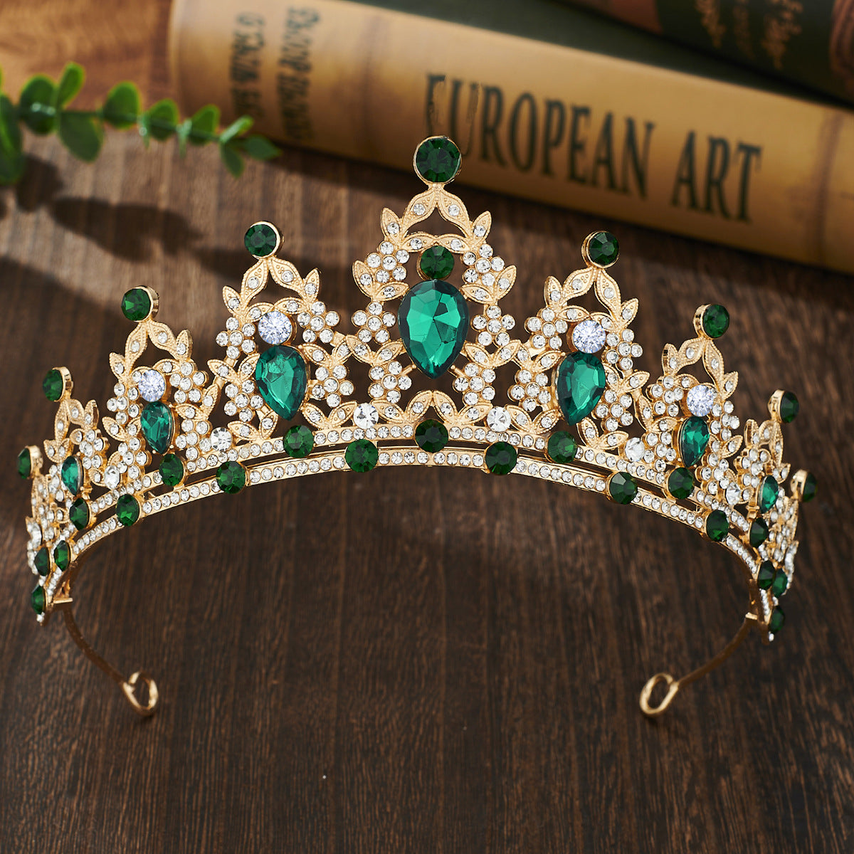 Strass Headband Alliage Couronne Robe de mariée Accessoire