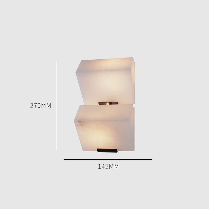 Sconce murale rétro en marbre pour salon et chambre